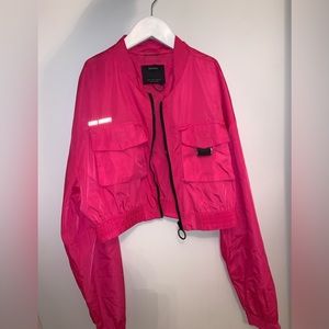 Bershka hot pink jacket